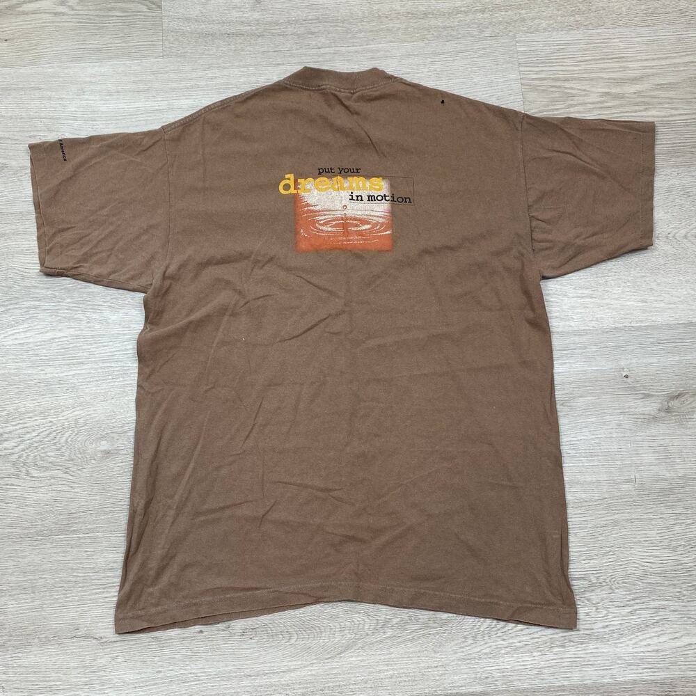Vintage Single Stitch Put Your Dreams In Motion T Shirt Men's XL